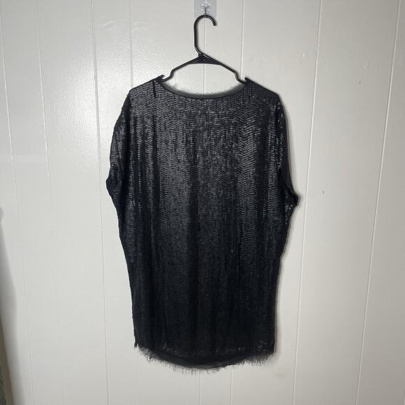 Haute Hippie Womens Cocktail Dress Silk All Over Sequin Size M Sheath Flapper - Picture 2 of 13